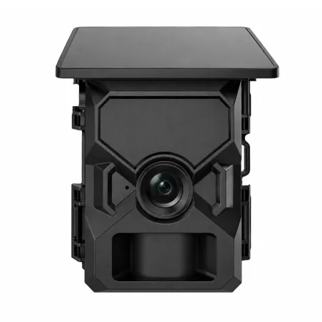 Caméra Solaire 4K avec Écran IPS 2 Pouces + 8 piles + 2 cartes SD 32Go