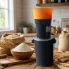 Moulin à céréales électrique 1300W - Cuve 60L pour élevage
