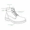 Chaussures homme montantes zippées Torki cuir gras 41 à 46