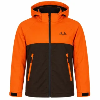 Veste enfant imperméable Ridge polyester orange vert 6 à 16 ans