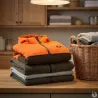 Veste enfant imperméable Ridge polyester orange vert 6 à 16 ans