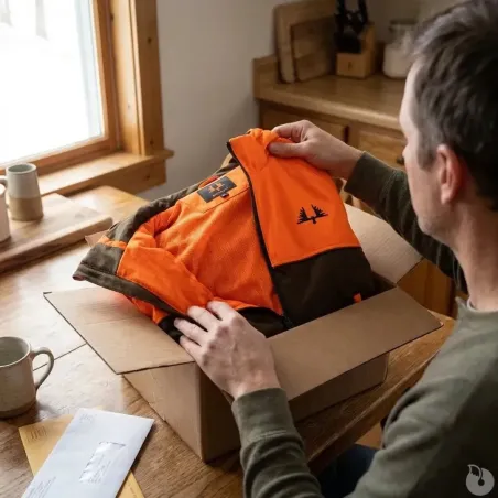 Veste enfant imperméable Ridge polyester orange vert 6 à 16 ans