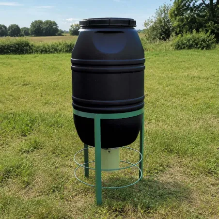 Agrainoir automatique 12 V 220 L avec batterie | Ducatillon
