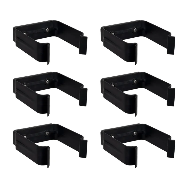 Lot de 6 Systèmes fixation rapide grillage abreuvoir à pipette 