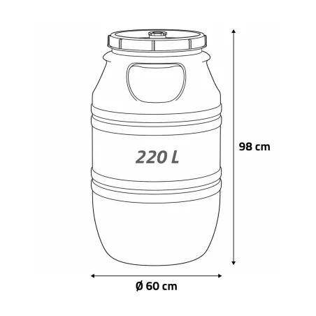 Kit agrainoir solaire 12 V 220 L autonome | Ducatillon