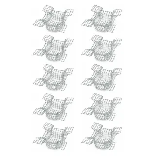 Trémie pour agrainoir métal maille 5x5mm lot de 10