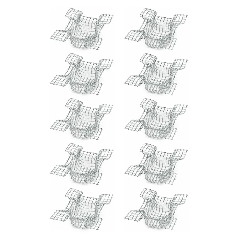 Trémie pour agrainoir métal maille 5x5mm lot de 10