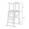 Lot de 10 Mirador sde battue Sologne en bois, hauteur du plancher 1,40m