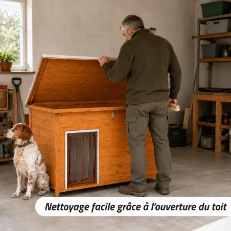 Niche chien haute isolation XL 150 × 90 × 90 cm | Ducatillon