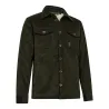 Veste Deerhunter verte en velours côtelé doublée sherpa