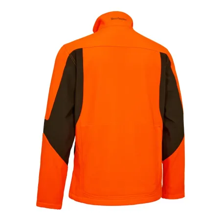 Veste softshell Deerhunter Rogaland orange et verte | Ducatillon