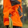 Veste softshell Deerhunter Rogaland orange et verte | Ducatillon