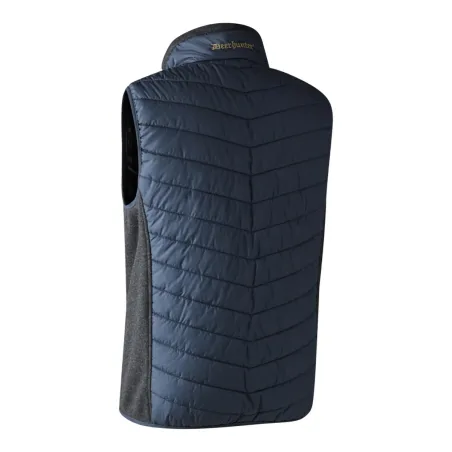 Gilet matelassé-tricot Moor bleu marine - Confort et liberté de mouvement