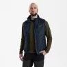 Gilet matelassé-tricot Moor bleu marine - Confort et liberté de mouvement