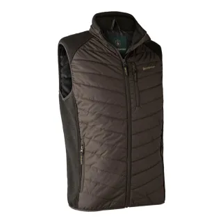 Gilet matelassé-tricot Moor marron - Confort et chaleur pour la chasse