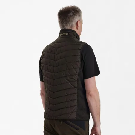 Gilet matelassé-tricot Moor marron - Confort et chaleur pour la chasse