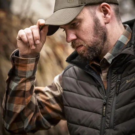 Gilet matelassé-tricot Moor marron - Confort et chaleur pour la chasse