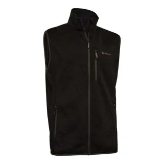 Gilet sans manches tricoté Moor - Marron extensible