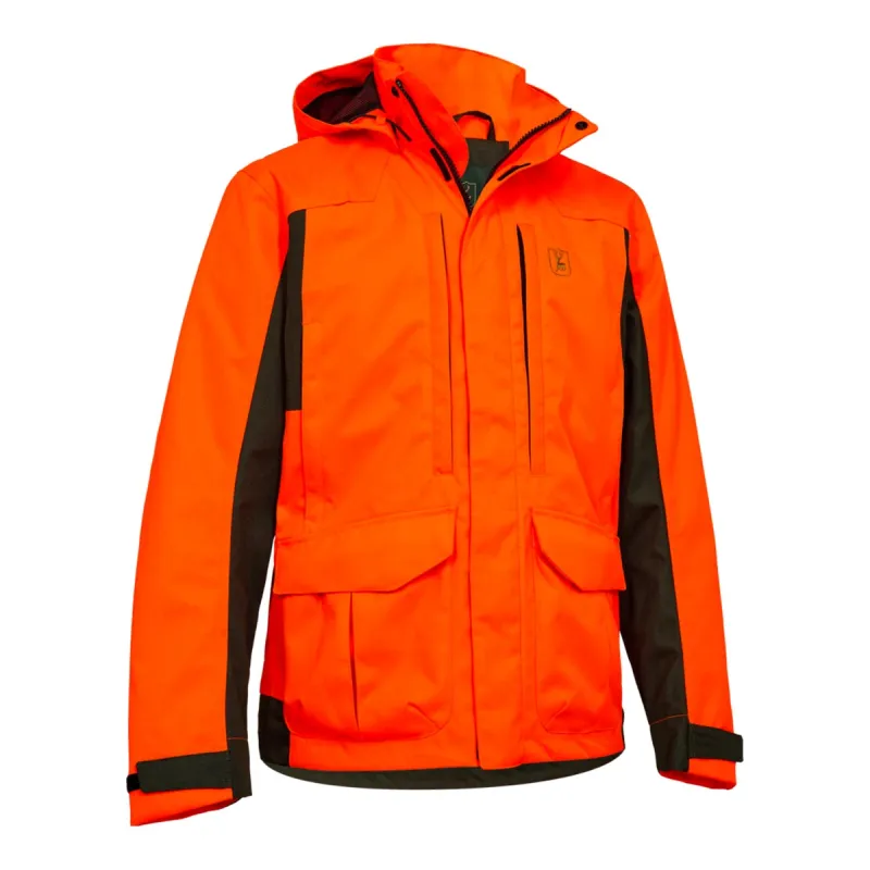 Veste Deerhunter Recon Dura-Tex orange à membrane | Ducatillon