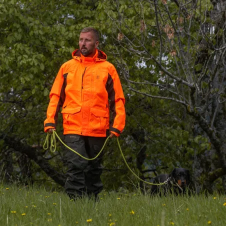 Veste Deerhunter Recon Dura-Tex orange à membrane | Ducatillon