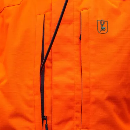 Veste Deerhunter Recon Dura-Tex orange à membrane | Ducatillon