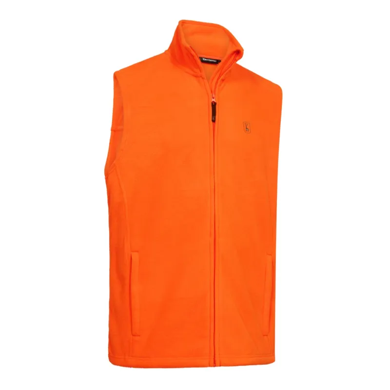 Gilet sans manches polaire Atlas Light orange - Certifié CE & EPI CAT II
