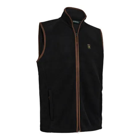Gilet polaire Deerhunter Cumbria gris anthracite sans manches
