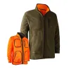Veste polaire réversible Deerhunter Gamekeeper orange verte