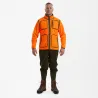 Veste polaire réversible Deerhunter Gamekeeper orange verte