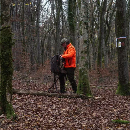 Veste polaire réversible Deerhunter Gamekeeper orange verte