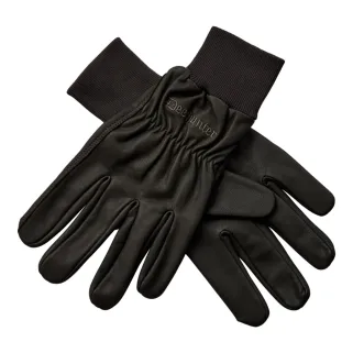 Gants en cuir marron en cuir de chèvre - Unisexe