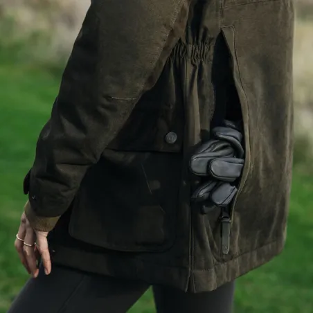 Gants en cuir marron en cuir de chèvre - Unisexe