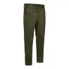 Pantalon Deerhunter Strasbourg vert, cuir naturel déperlant