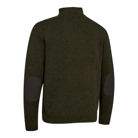 Pull Deerhunter Finley Stormliner vert en laine mélangée