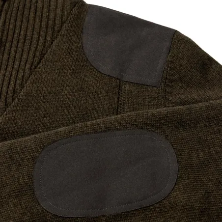 Pull Deerhunter Finley Stormliner vert en laine mélangée