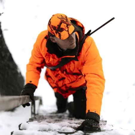 Veste de chasse Eagle Winter Realtree Edge® Safety Orange - Certifiée CE & EPI CAT II