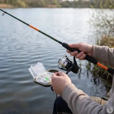 Combo Target II - Canne à Pêche Polyvalente 5-20g 4m avec Moulinet