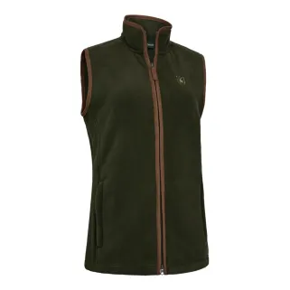 Gilet sans manche polaire femme Cumbria vert - Doux et élégant