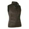 Gilet chauffant femme Deerhunter marron sans manches | Ducatillon