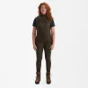 Gilet chauffant femme Deerhunter marron sans manches | Ducatillon