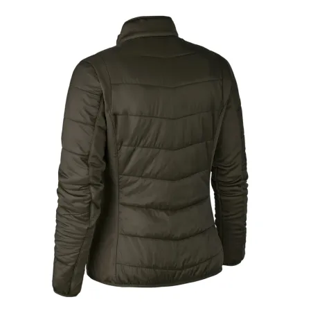 Veste chauffante femme marron taille 36/38 avec système chauffant intégré