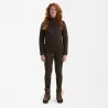 Veste chauffante femme marron taille 36/38 avec système chauffant intégré