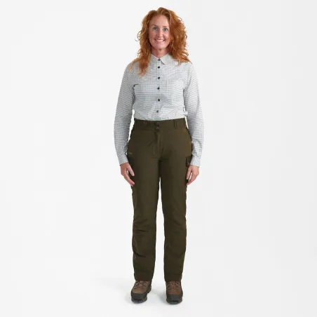 Pantalon de chasse femme Eagle vert - Imperméable et respirant