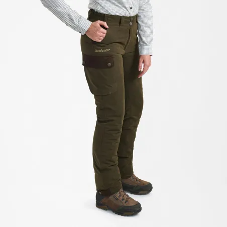 Pantalon de Chasse Femme Eagle Winter Vert - Imperméable et Isothermique