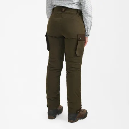 Pantalon de Chasse Femme Eagle Winter Vert - Imperméable et Isothermique