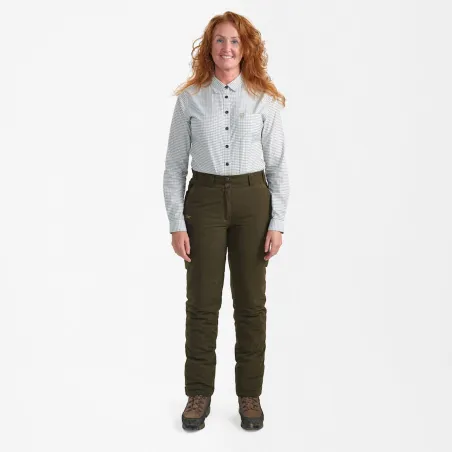Pantalon de Chasse Femme Eagle Winter Vert - Imperméable et Isothermique