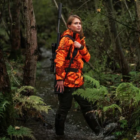 Pantalon de Chasse Femme Eagle Winter Vert - Imperméable et Isothermique