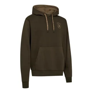 Sweat à capuche Deerhunter vert coton polyester 330 g/m²
