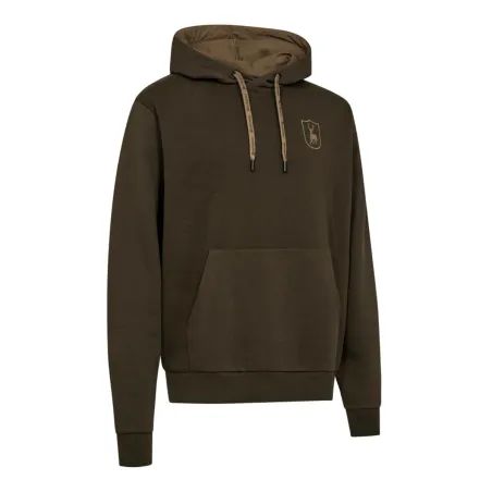 Sweat à capuche Deerhunter vert coton polyester 330 g/m²