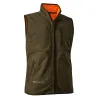 Gilet polaire réversible Gamekeeper orange/vert - Certifié EPI CAT II